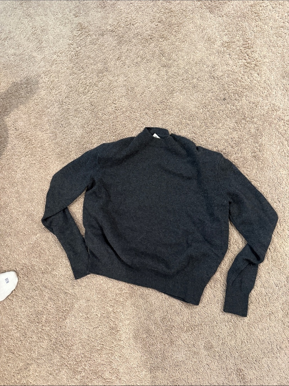 The Frankie Shop Charcoal Crewneck Sweater